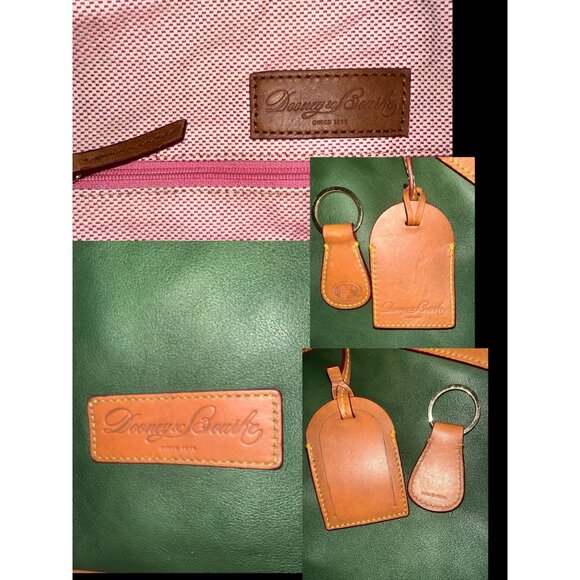 Dooney & Bourke Kristen Tote K0263269 Dark Green Florentine Leather Shoulder Bag - Picture 12 of 12